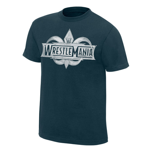 WrestleMania 34 Faded Logo T-Shirt Pwcatalog