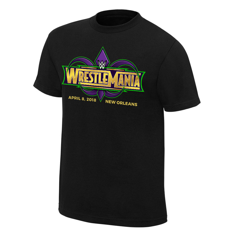 WrestleMania 34 Logo T-Shirt Pwcatalog