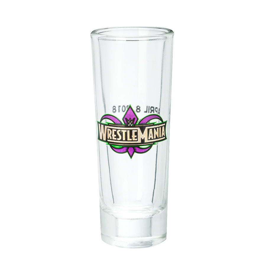 WrestleMania 34 Tall Shot Glass Pwcatalog