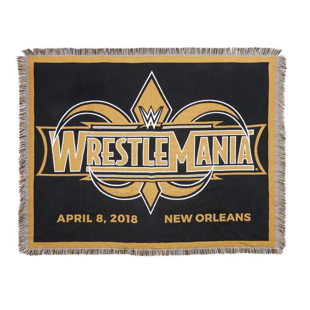 WrestleMania 34 Tapestry Blanket