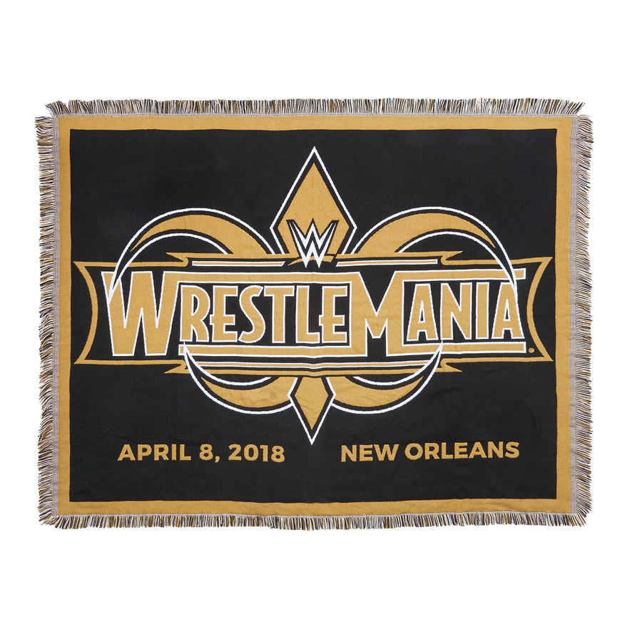 WrestleMania 34 Tapestry Blanket Pwcatalog