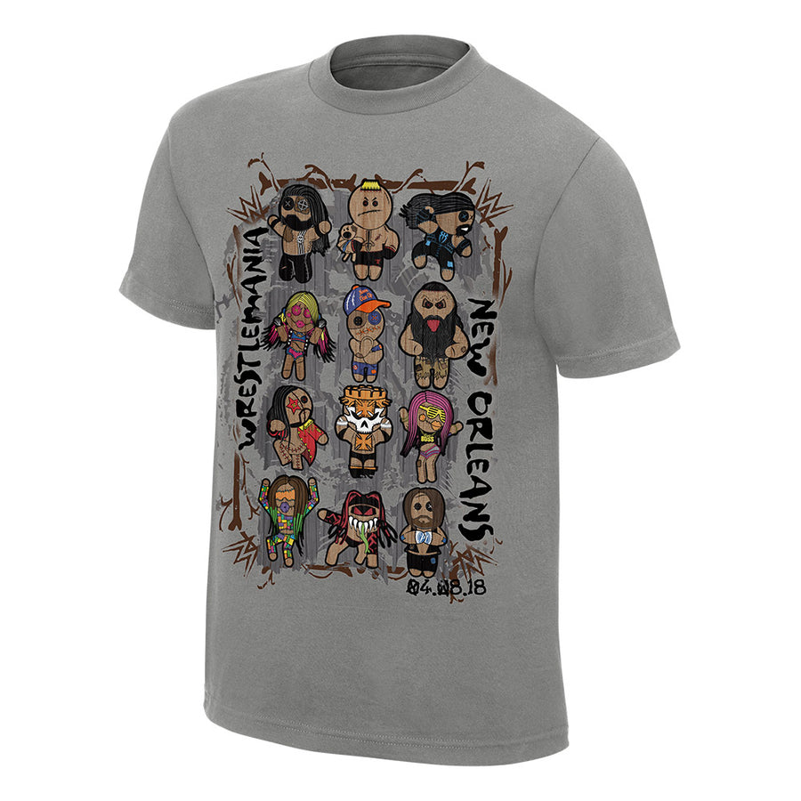 WrestleMania 34 Voodoo Dolls T-Shirt Pwcatalog