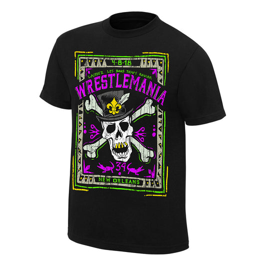 WrestleMania 34 Voodoo Skull T-Shirt