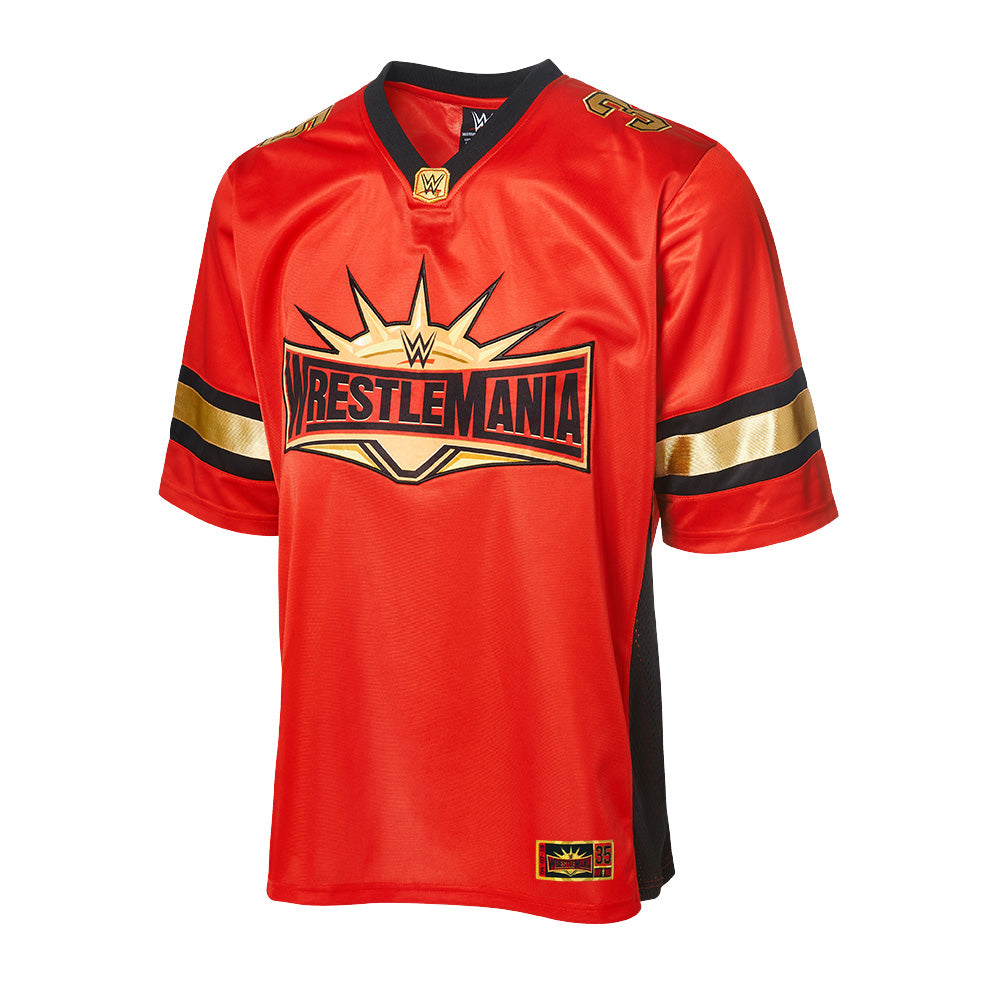WrestleMania 35 Football Jersey Pwcatalog