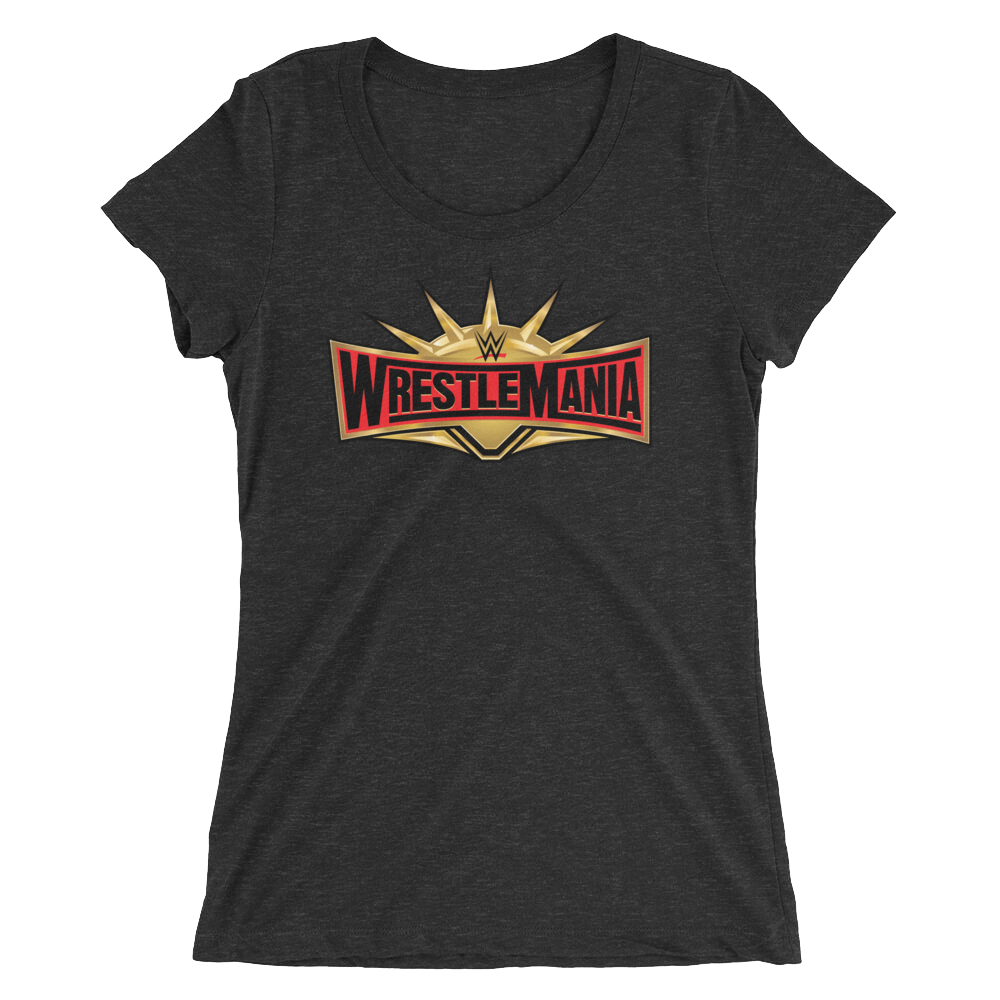 WrestleMania 35 Logo Women's Tri-Blend T-Shirt Pwcatalog