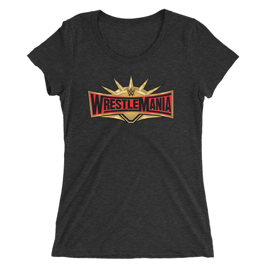 WrestleMania 35 Logo Women's Tri-Blend T-Shirt Pwcatalog