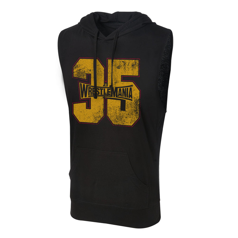 WrestleMania 35 Sleeveless Hoodie Pwcatalog