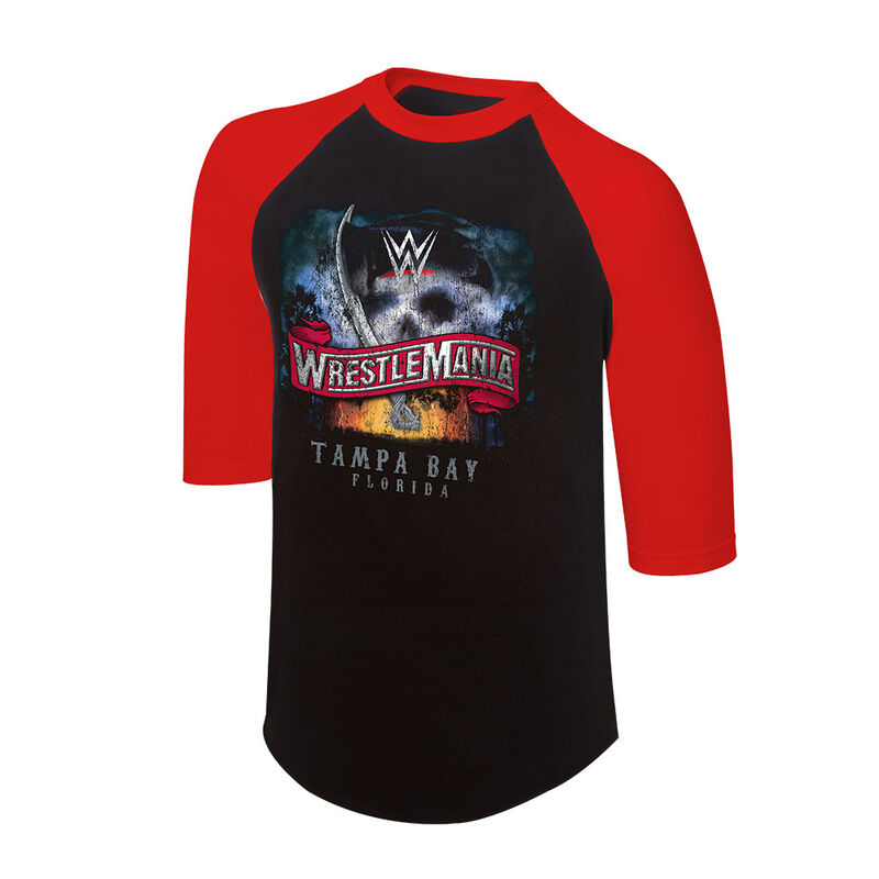 WrestleMania 36 3-4 Sleeve Raglan Shirt Pwcatalog