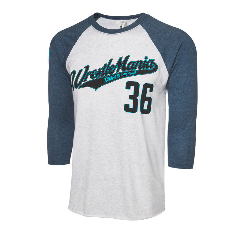 WrestleMania 36 Baseball Raglan Shirt Pwcatalog