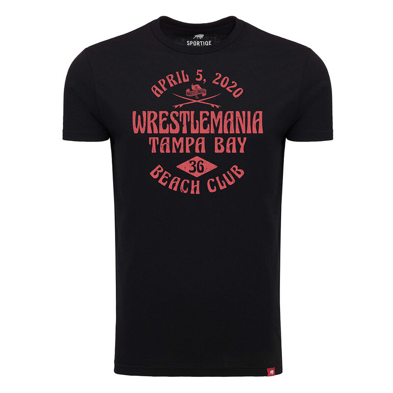 WrestleMania 36 Beach Club Sportiqe T-Shirt Pwcatalog