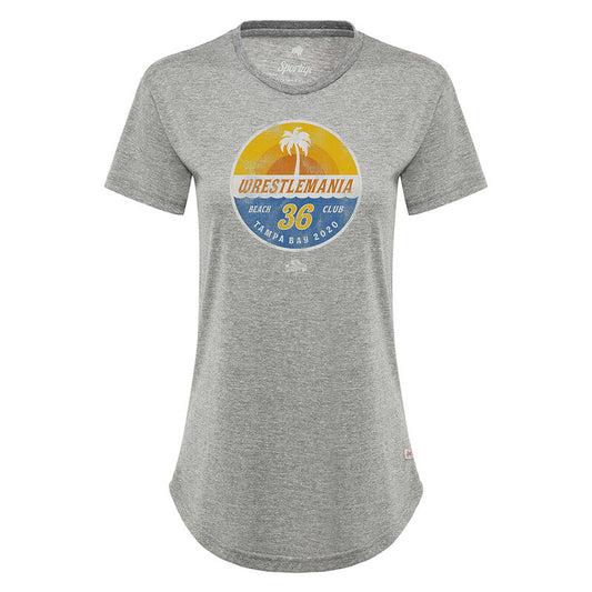 WrestleMania 36 Beach Club Sportiqe Women's T-Shirt Pwcatalog