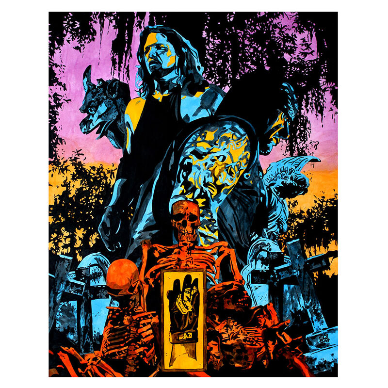 WrestleMania 36 Boneyard Match Rob Schamberger 11 x 14 Art Print Pwcatalog