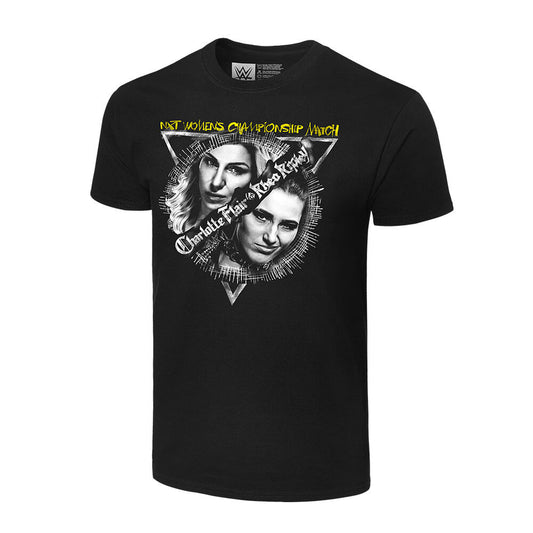 WrestleMania 36 Charlotte Flair vs. Rhea Ripley Match Up T-Shirt