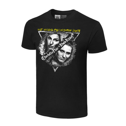 WrestleMania 36 Charlotte Flair vs Rhea Ripley Match Up T-Shirt