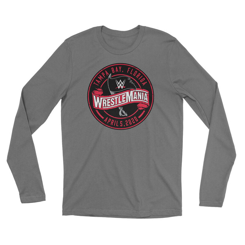 WrestleMania 36 Logo Long Sleeve Shirt Pwcatalog