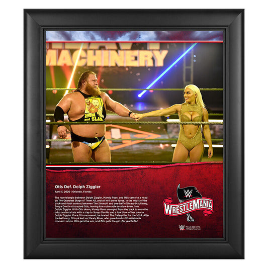 WrestleMania 36 Otis 15 x 17 Limited Edition Plaque Pwcatalog