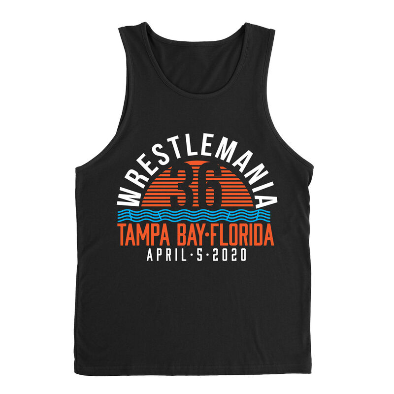 WrestleMania 36 Waves Tank Top Pwcatalog