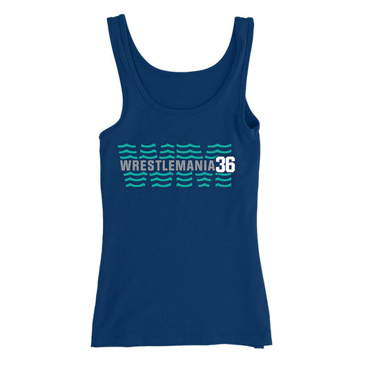 WrestleMania 36 Waves Women's Tank Top