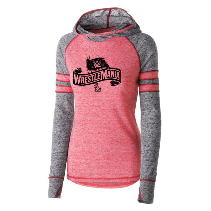 WrestleMania 36 Women's Lightweight Pullover Hoodie Sweatshirt Pwcatalog