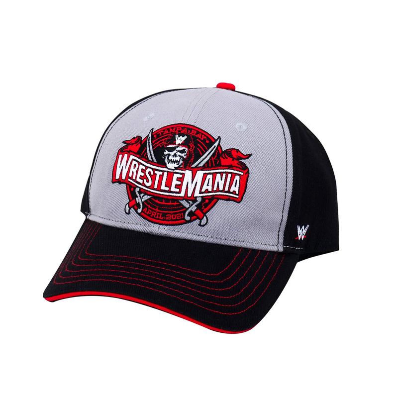WrestleMania 37 Black & Grey Baseball Hat Pwcatalog