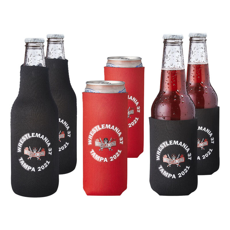 WrestleMania 37 Drink Sleeve Variety Pack Pwcatalog