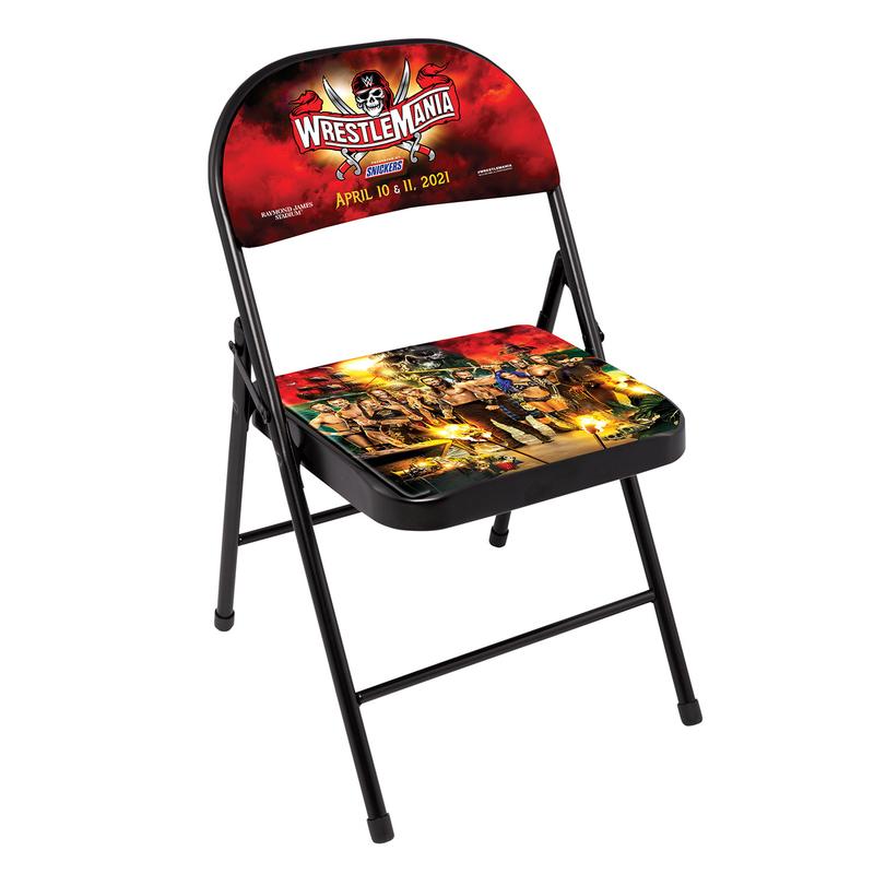 WrestleMania 37 Event Folding Chair Chairs Pwcatalog