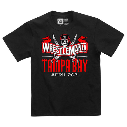 WrestleMania 37 Logo Youth T-Shirt Pwcatalog