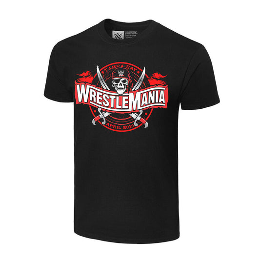 WrestleMania 37 Ribbon T-Shirt Pwcatalog