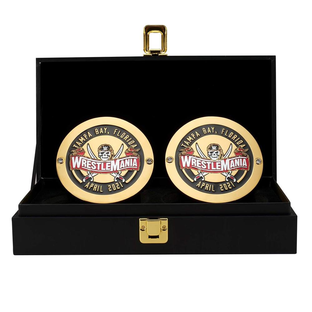 WrestleMania 37 Side Plate Box Set Pwcatalog