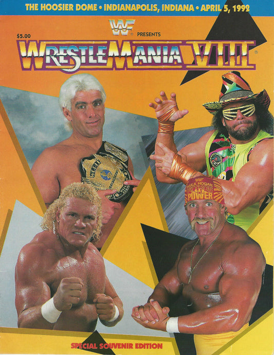 WrestleMania VIII Program