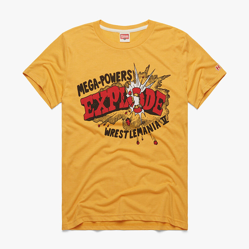 WrestleMania V Mega-Powers Explode Homage T-Shirt Pwcatalog