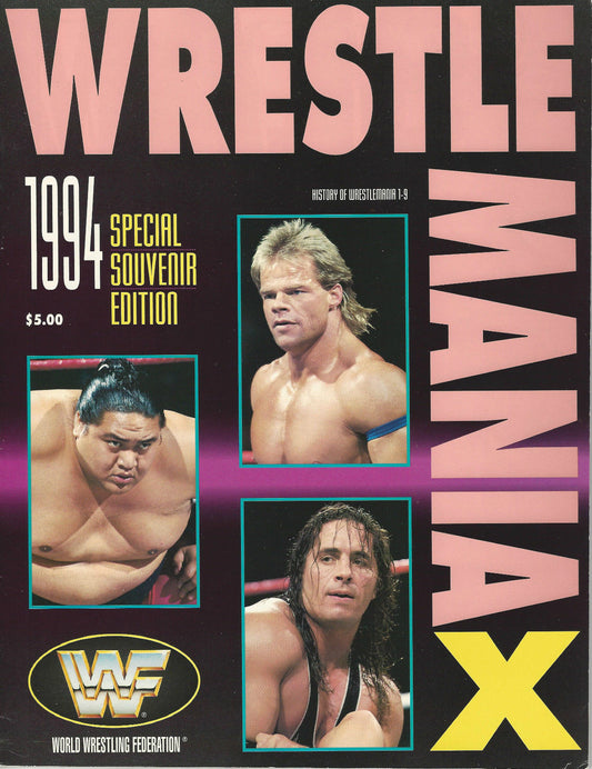 WrestleMania X Program