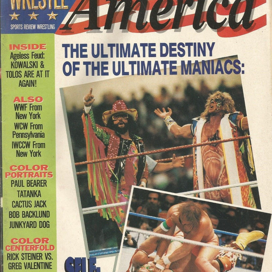 Wrestle America January 1993 Magazine PWcatalog
