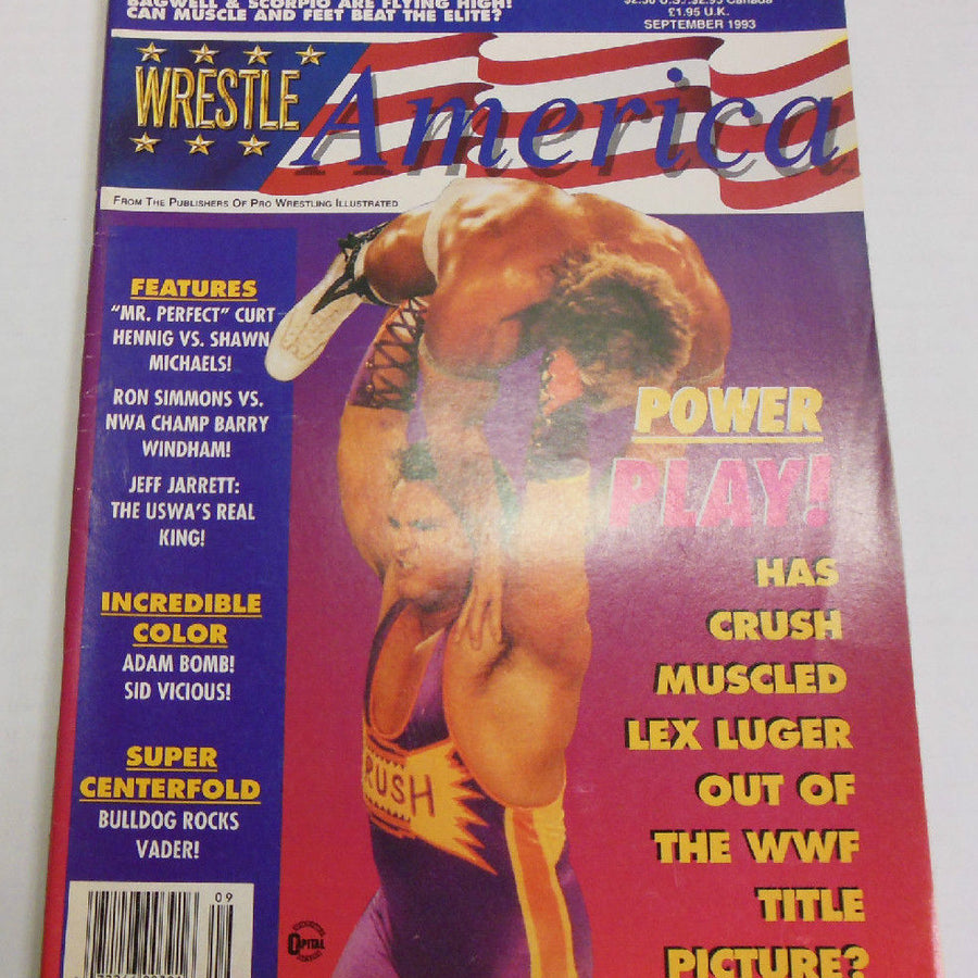 Wrestle America September 1993 Magazine PWcatalog