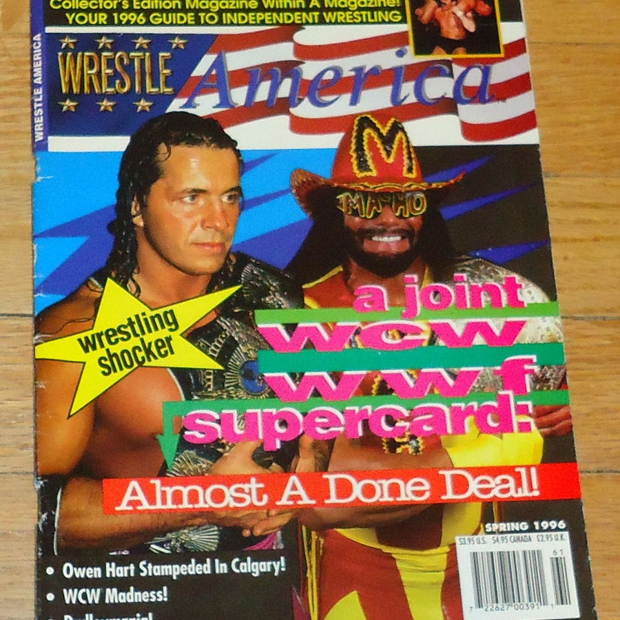 Wrestle America Spring 1996 Magazine PWcatalog