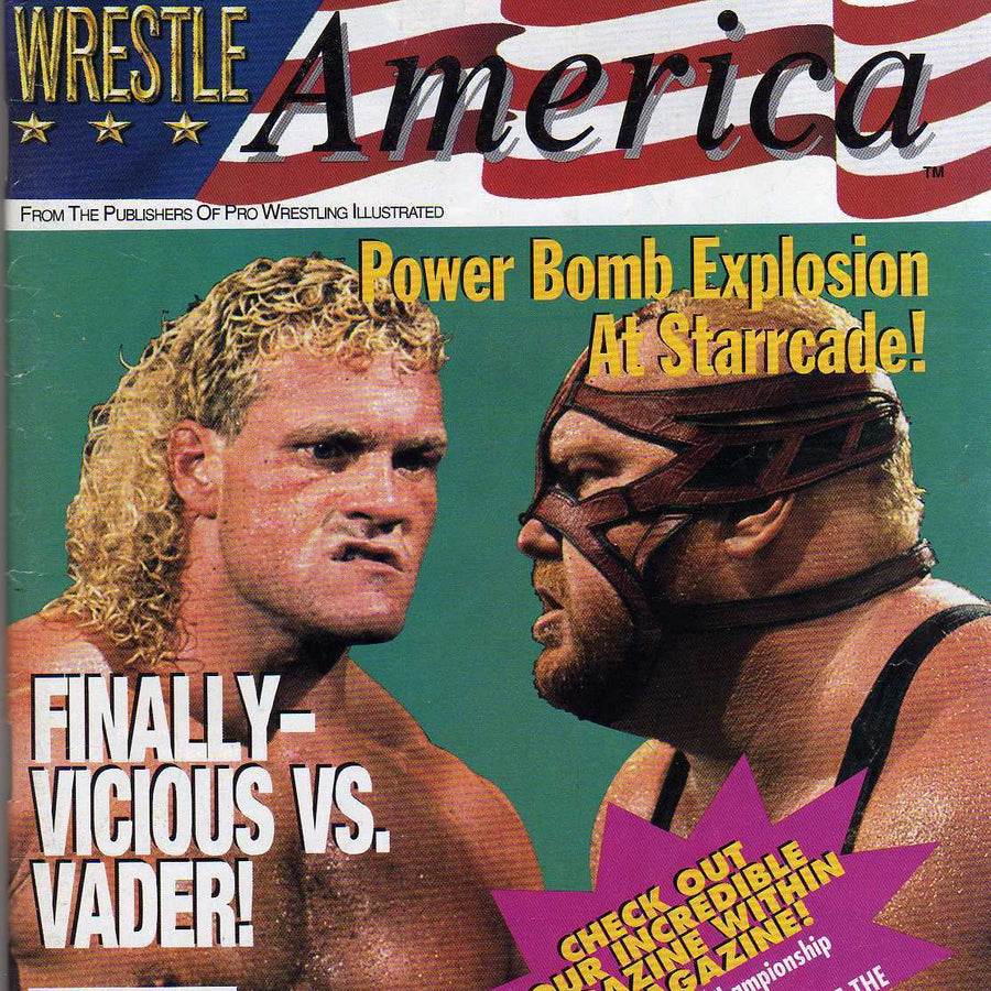 Wrestle America Winter 1993 Magazine PWcatalog