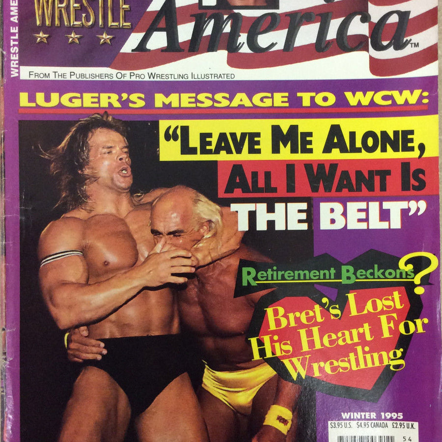 Wrestle America Winter 1995 Magazine PWcatalog