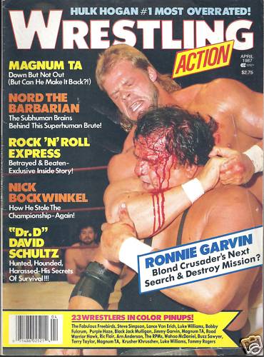 Wrestling Action April 1987 Magazine PWcatalog