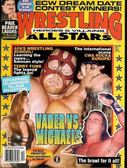 Wrestling All Stars December 1996 Magazine PWcatalog
