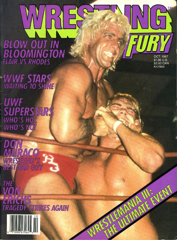 Wrestling Fury October 1987 Magazine PWcatalog