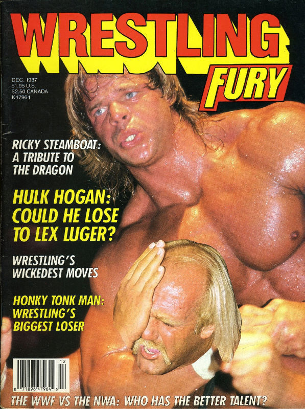 Wrestling Fury December 1987 Magazine PWcatalog