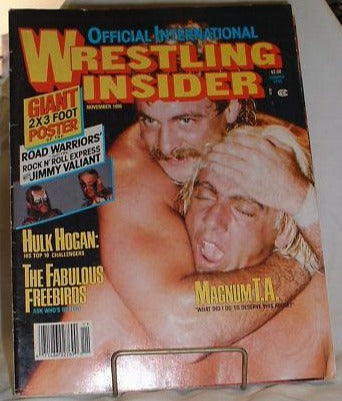 Wrestling Insider November 1986 Magazine PWcatalog