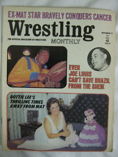 Wrestling Monthly November 1973 Magazine PWcatalog