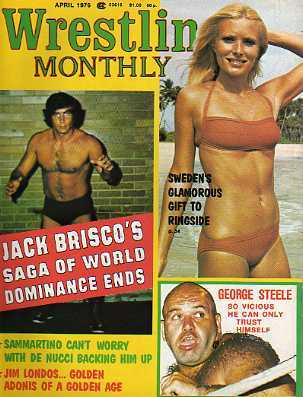 Wrestling Monthly April 1976 Magazine PWcatalog