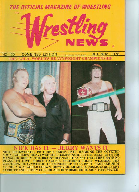 Wrestling News October 1978