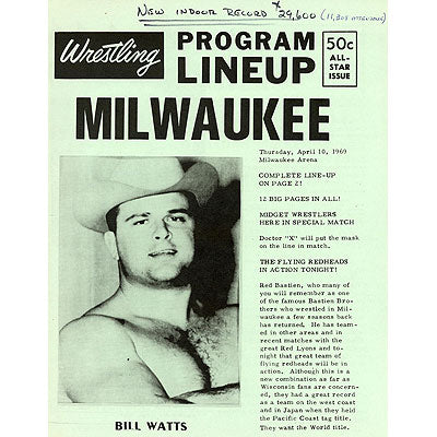 Wrestling Program 1969-04-10