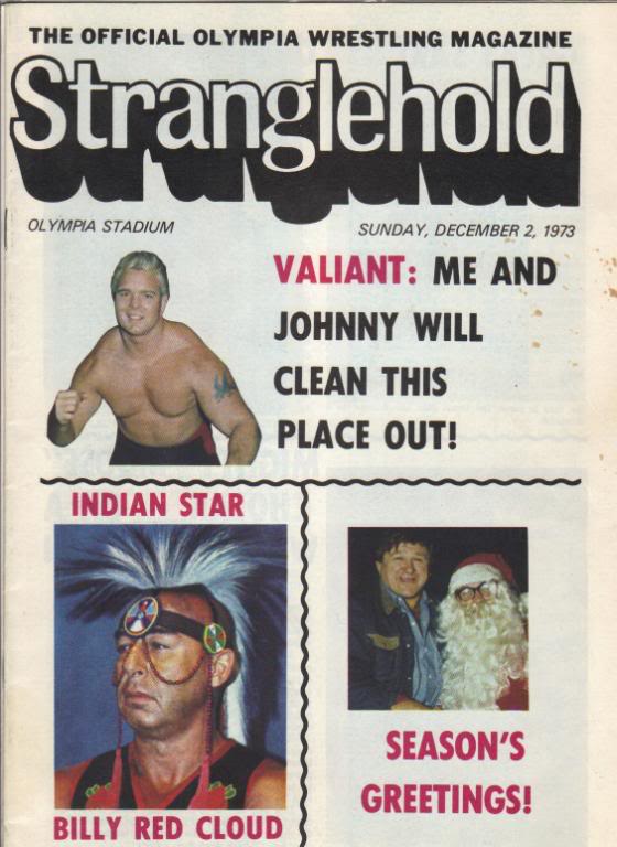 Wrestling Program 1973-12 Olympia Stranglehold Magazine PWcatalog