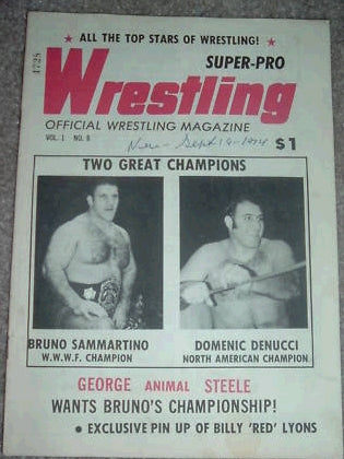 Wrestling Program 1974 Vol 1 #8
