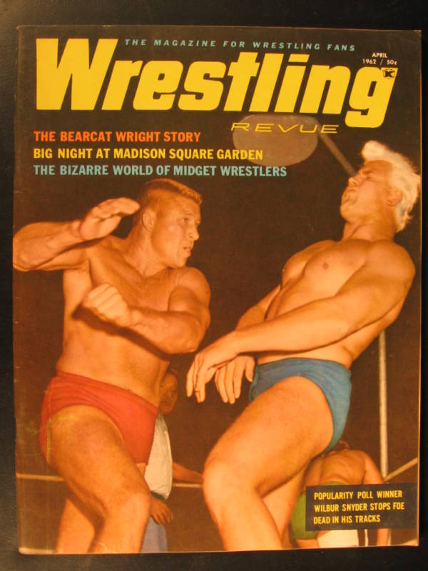 Wrestling Revue April 1962 Magazine PWcatalog