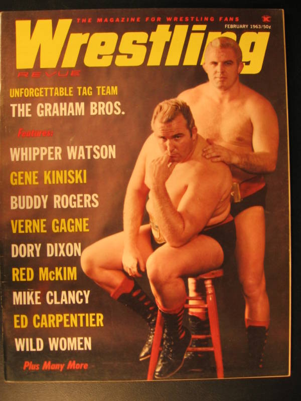 Wrestling Revue February 1963 Magazine PWcatalog